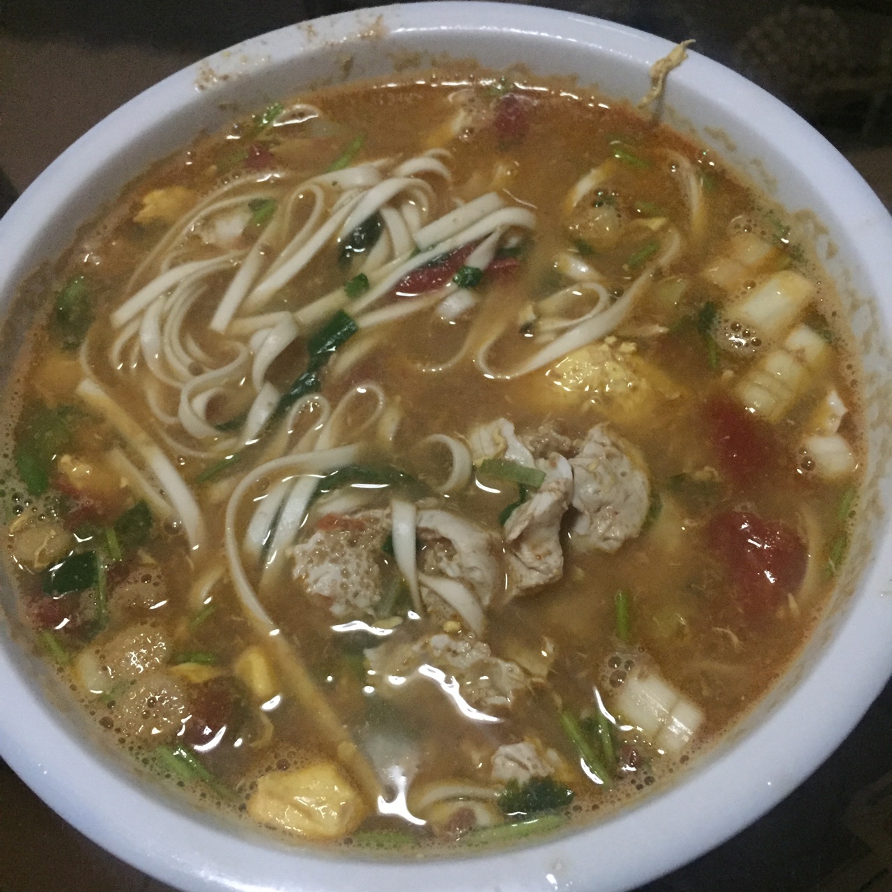 简单早饭西红柿鸡蛋挂面