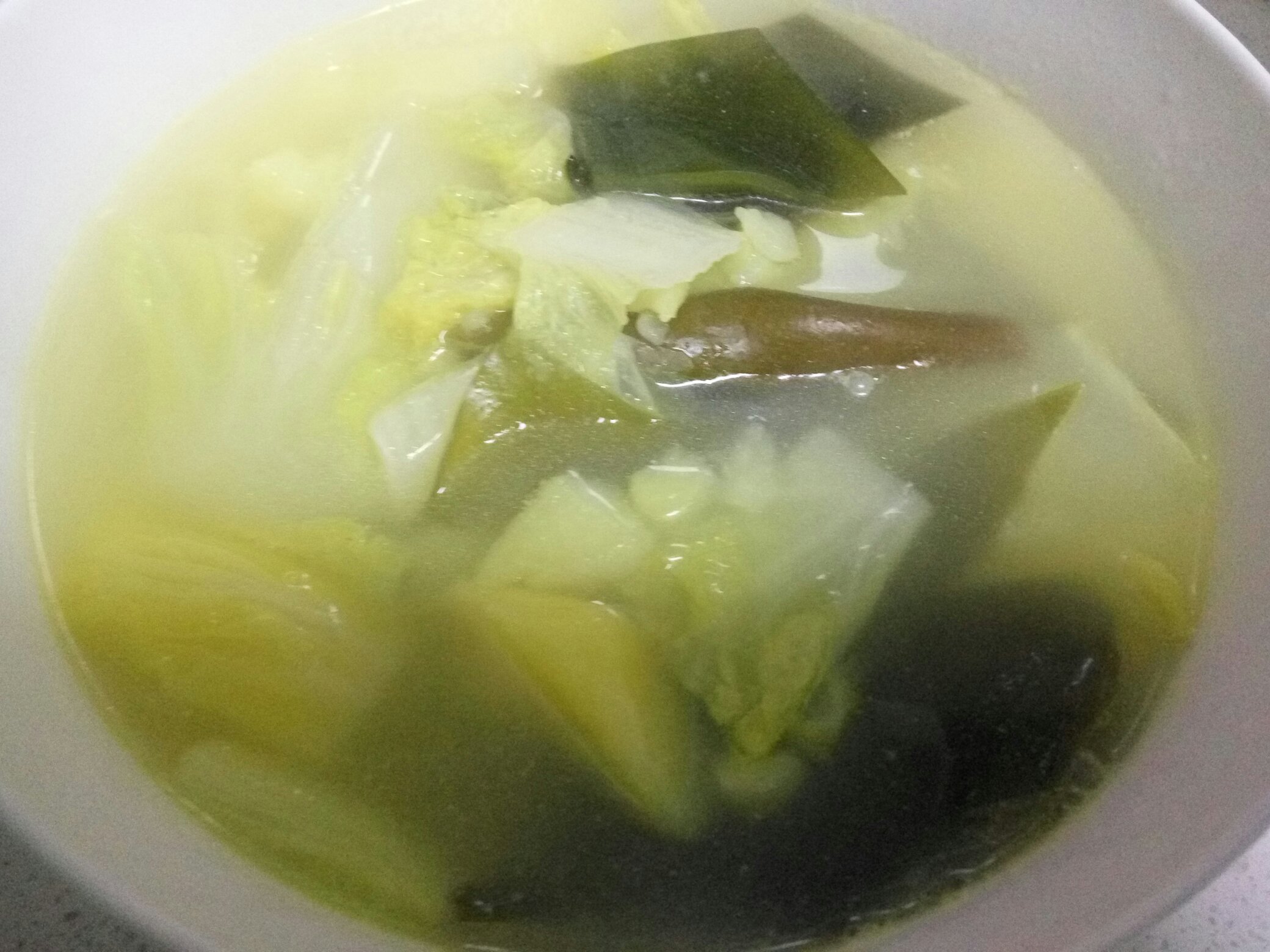 白菜炖土豆海带的做法
