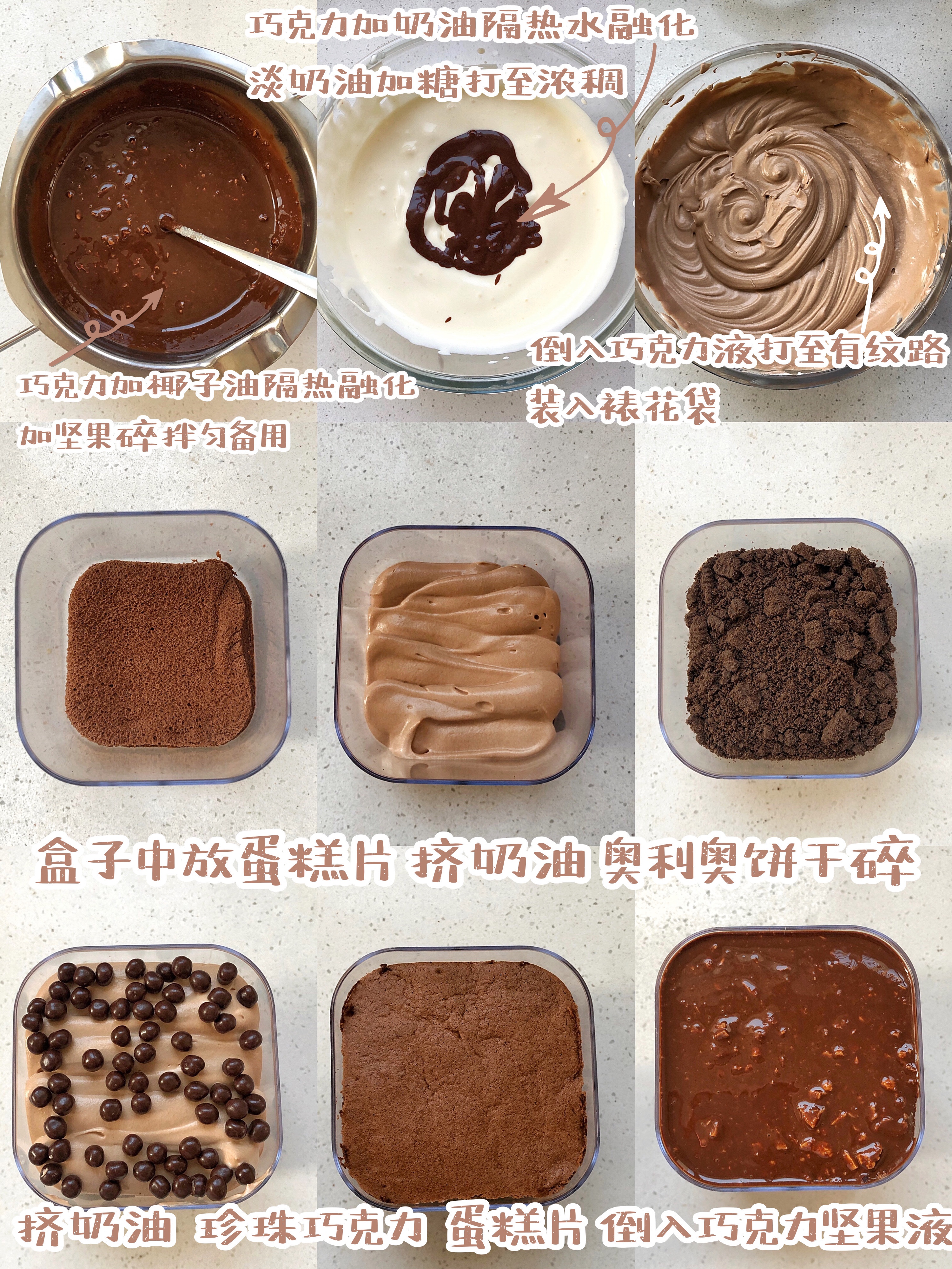 超好吃❗️网红甜品‼️梦龙脆皮巧克力盒子蛋糕 私房爆款的做法 步骤4