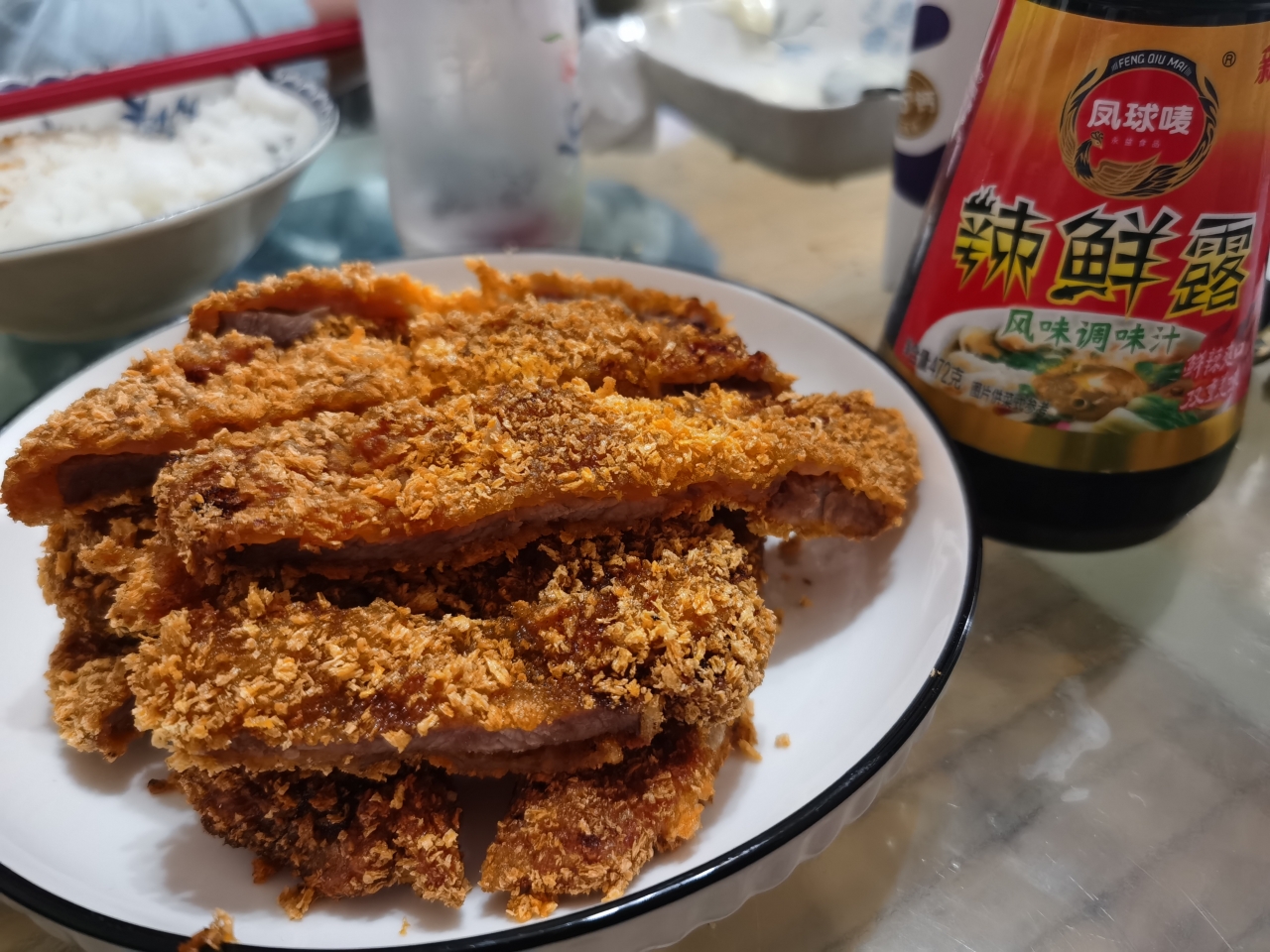 上海名堂炸猪排！脆薄炸街好吃！不掉粉不掉糠！