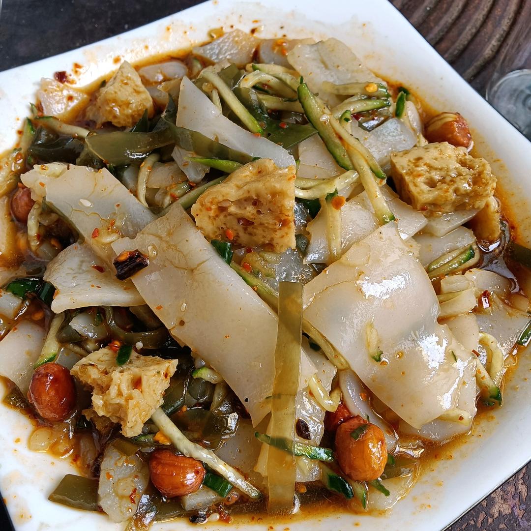 凉皮-家庭自制（告诉你自己做更劲道的秘诀）