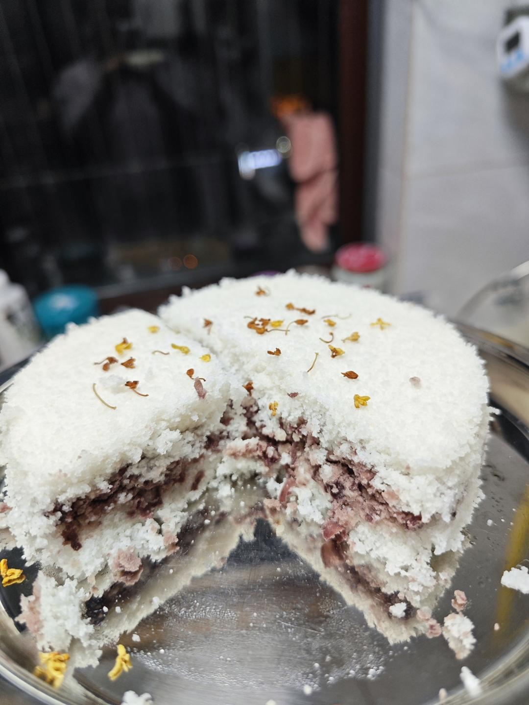 桂花豆沙糕（速成版）