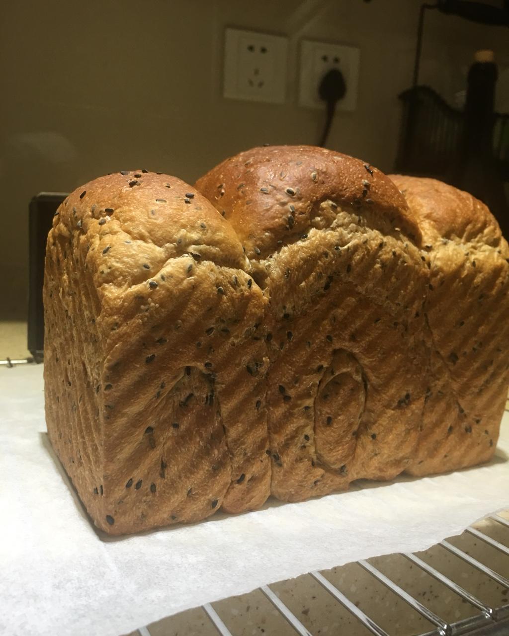 中种法 要传家的黑芝麻吐司