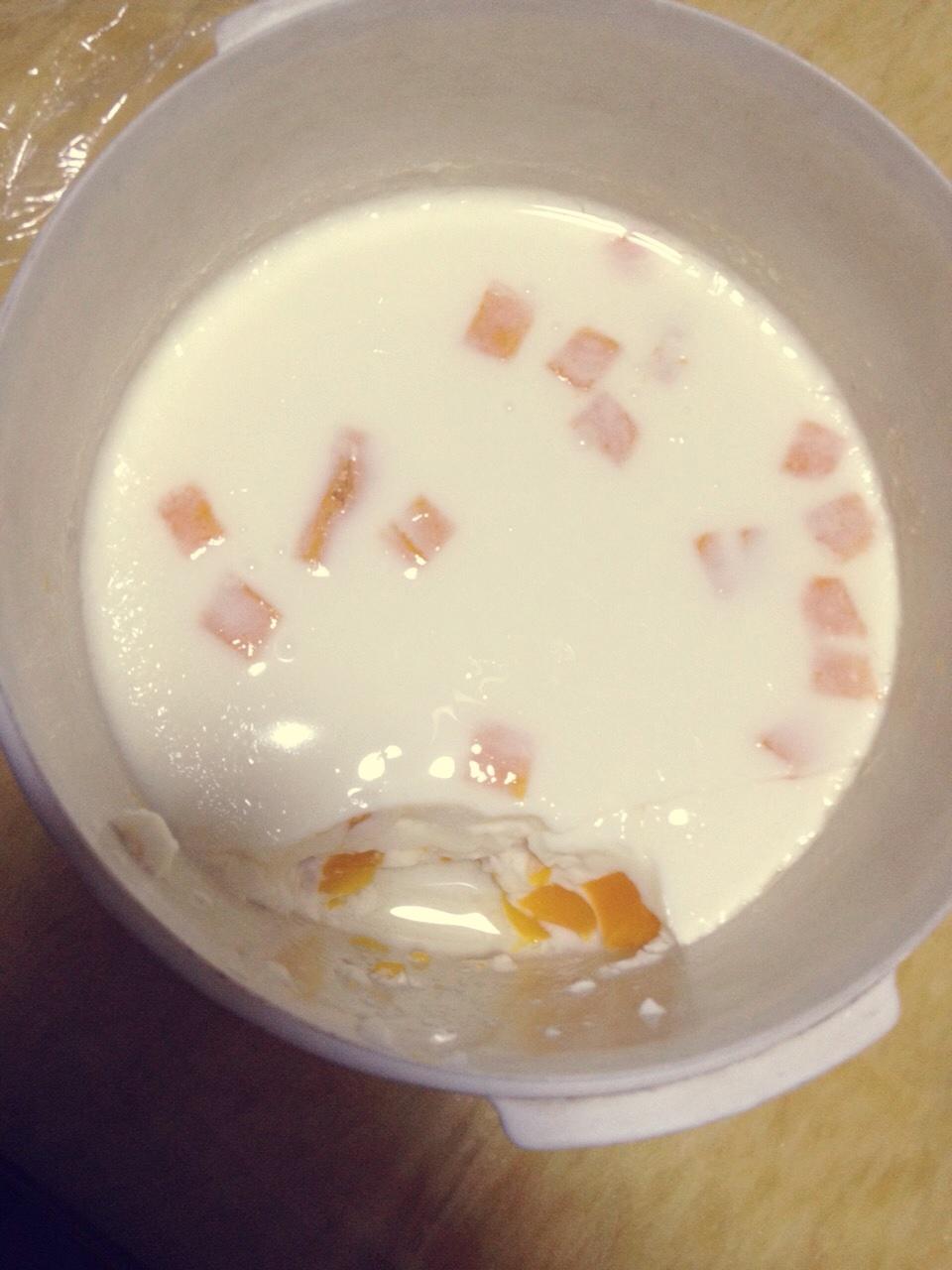 芒果牛奶冻的做法