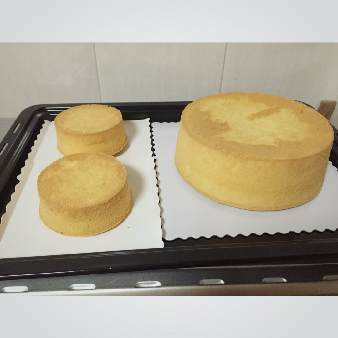 6寸戚风蛋糕（2蛋）