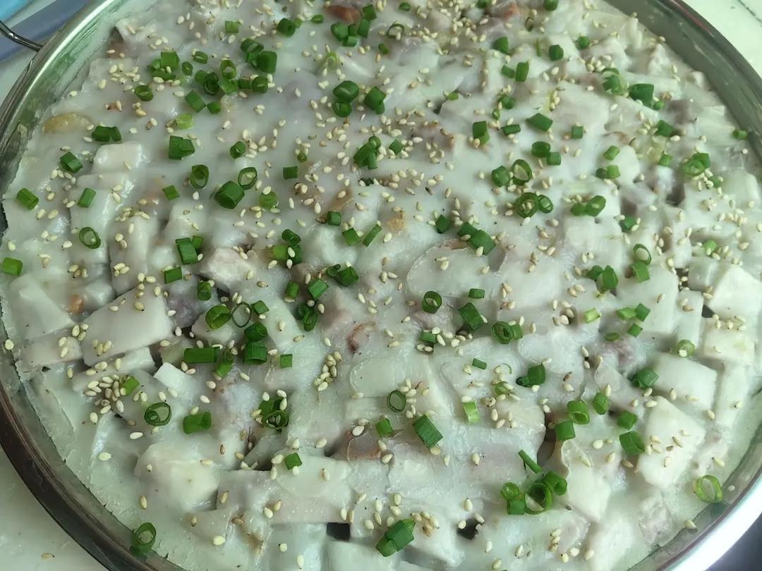 咸香软糯、食过返寻味的广式传统芋头糕