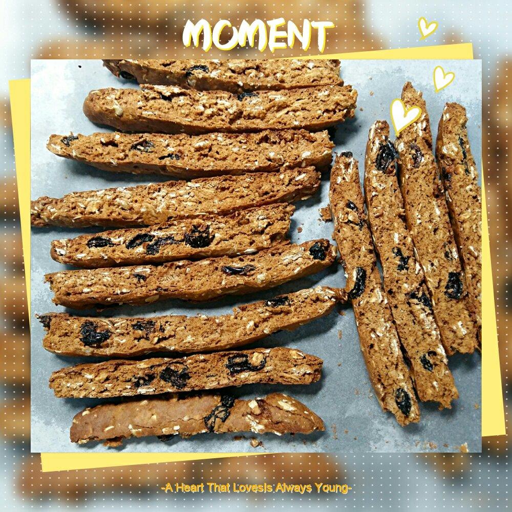 【健康零食】燕麦坚果意式脆饼
