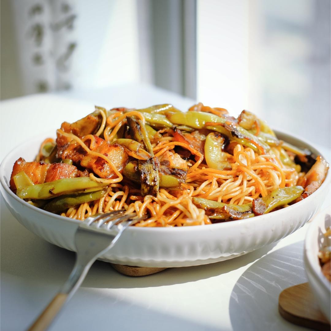 芸豆焖面（附万能的腌肉不老的办法）