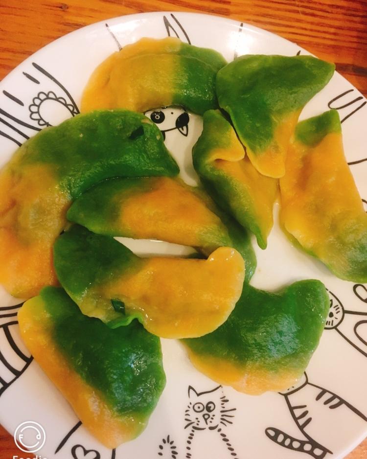 彩色饺子皮