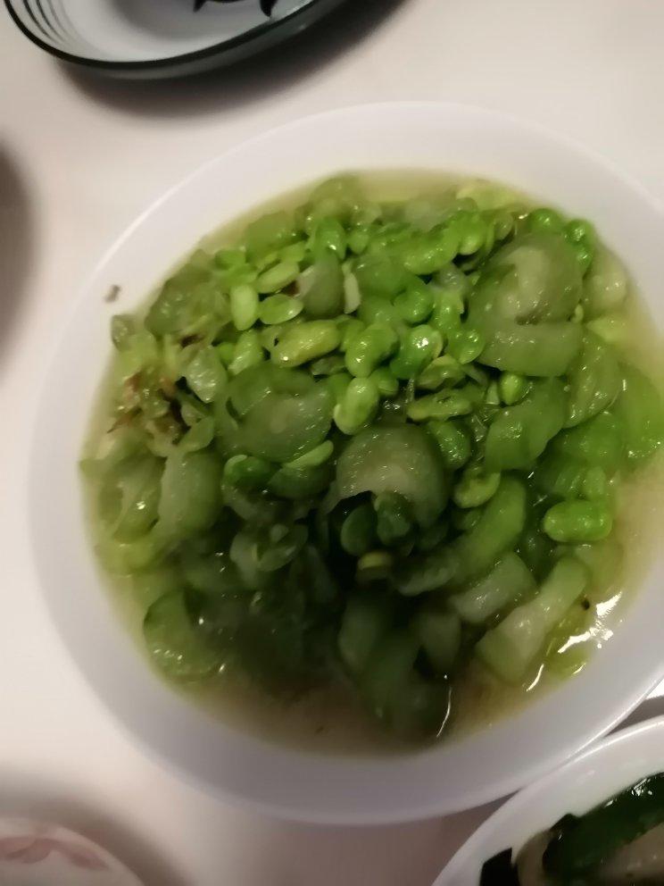 丝瓜毛豆