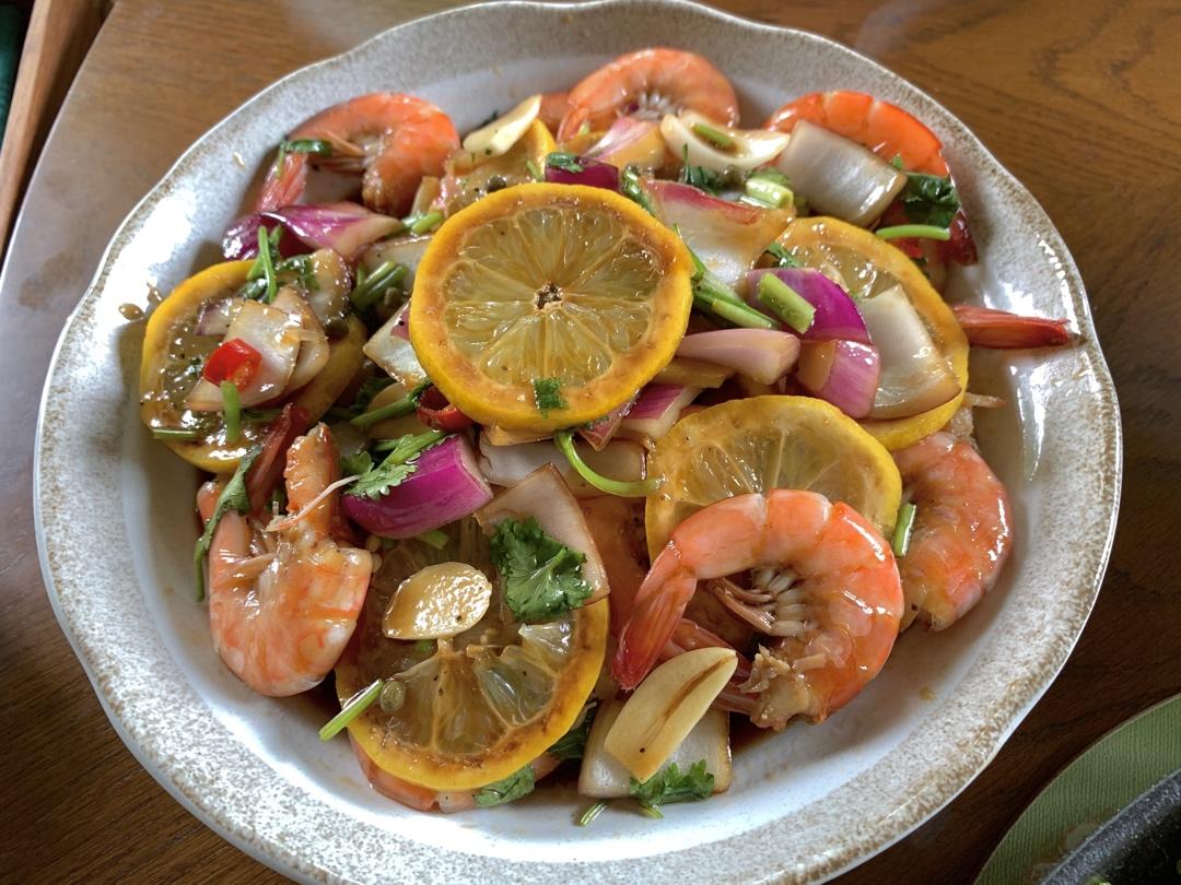 鲜嫩爽口❗️巨好吃的酸辣柠檬虾❗️一看就会超过瘾