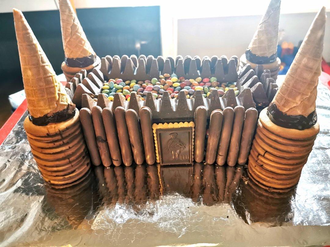 免烤巧克力城堡蛋糕