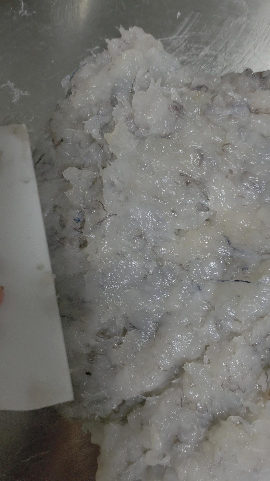 不加粉的Q弹虾滑