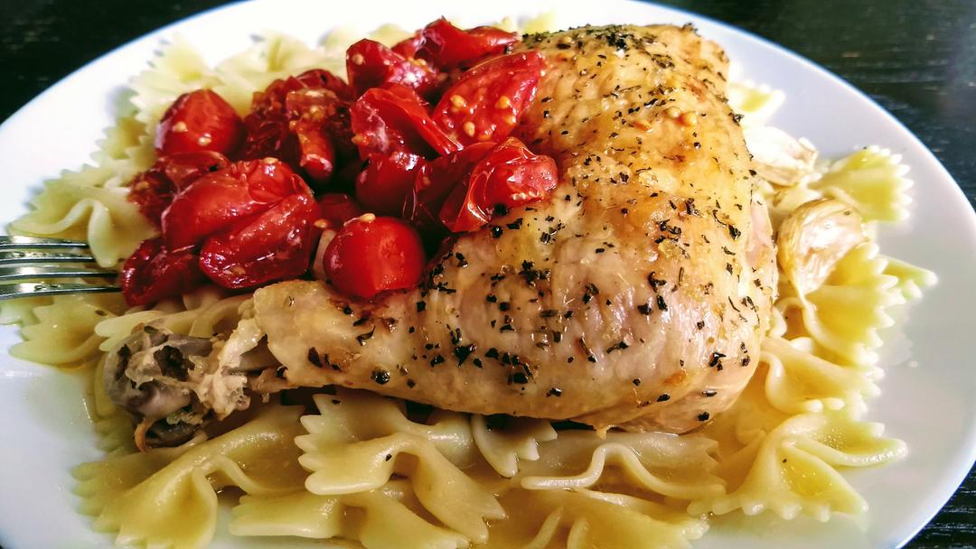 番茄大蒜香草烤鸡腿（庄祖宜）