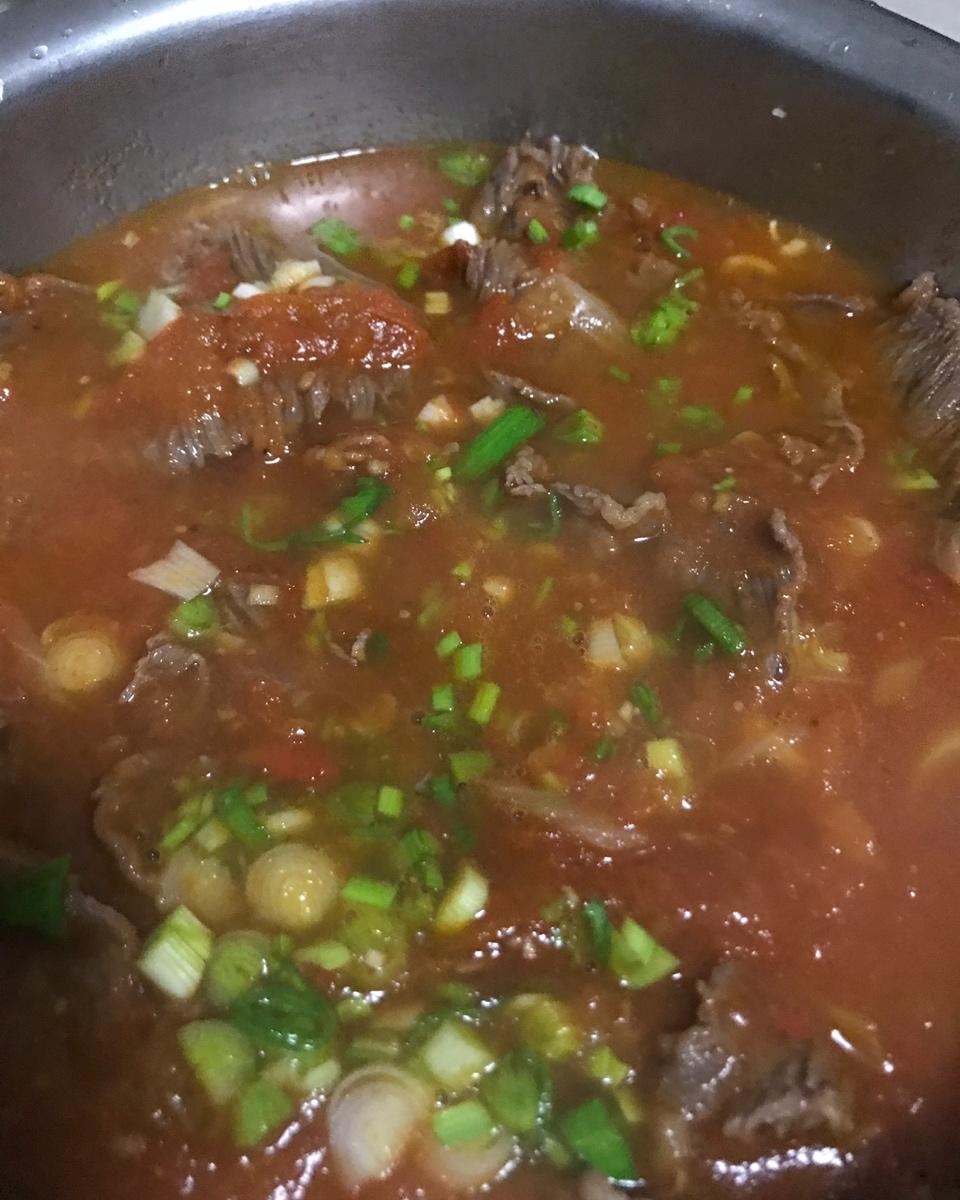 番茄炖牛肉