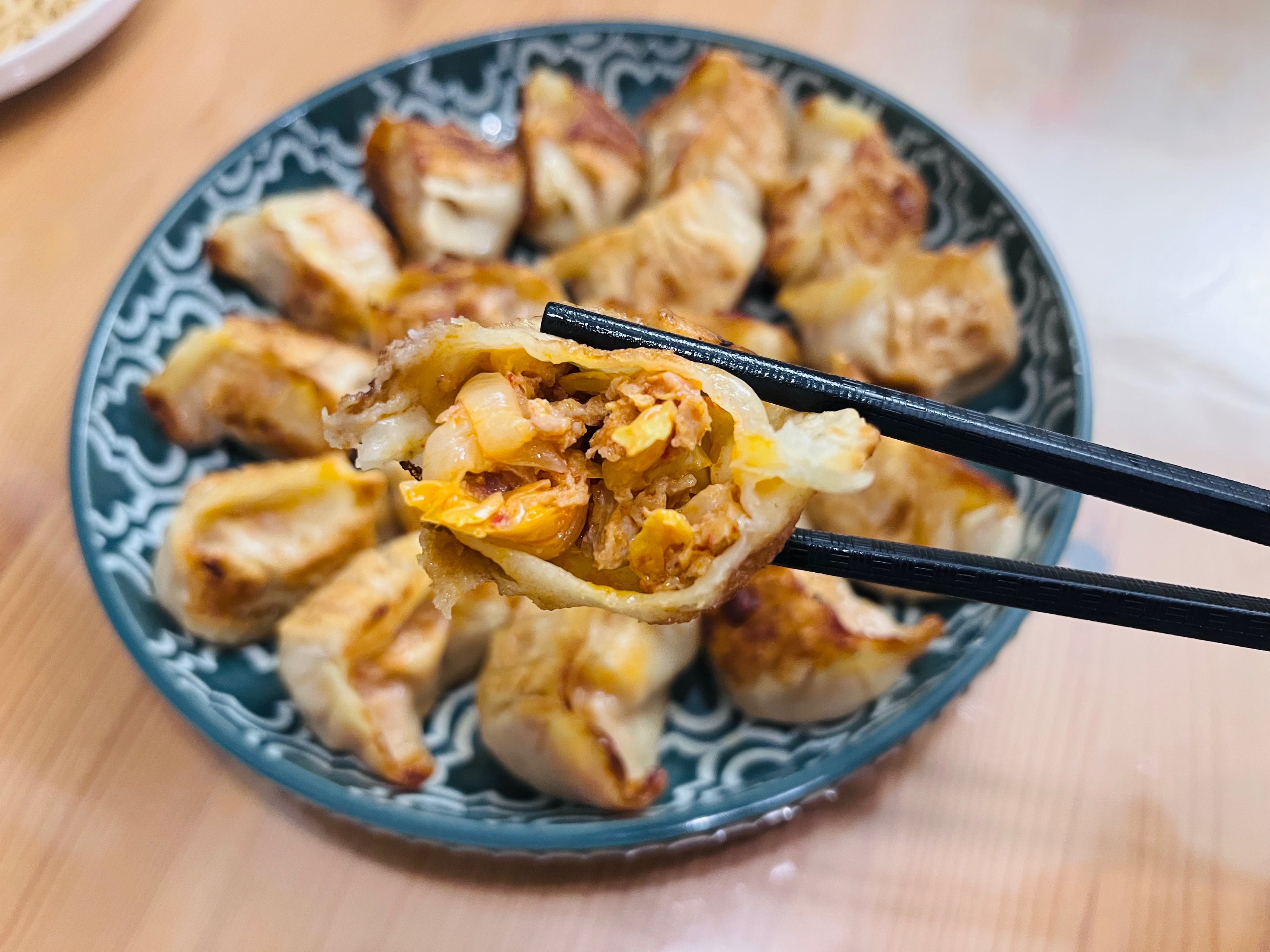 超级好吃的泡菜饺子的做法 步骤12