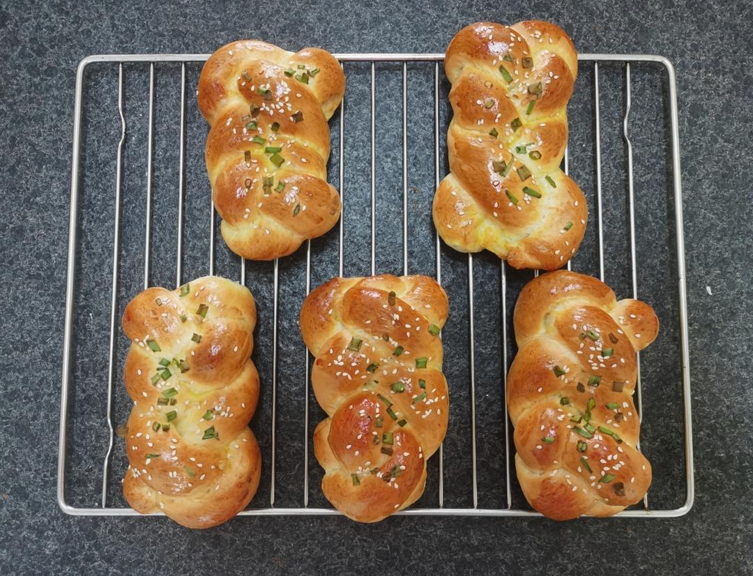 香葱肉松面包（烫种法）