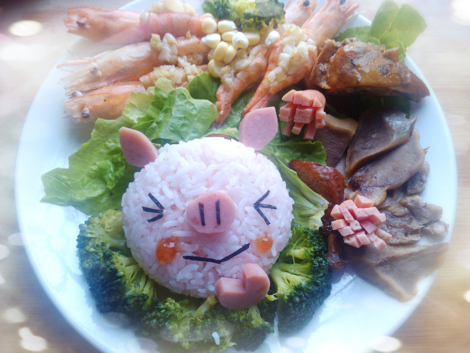 小猪饭团便当