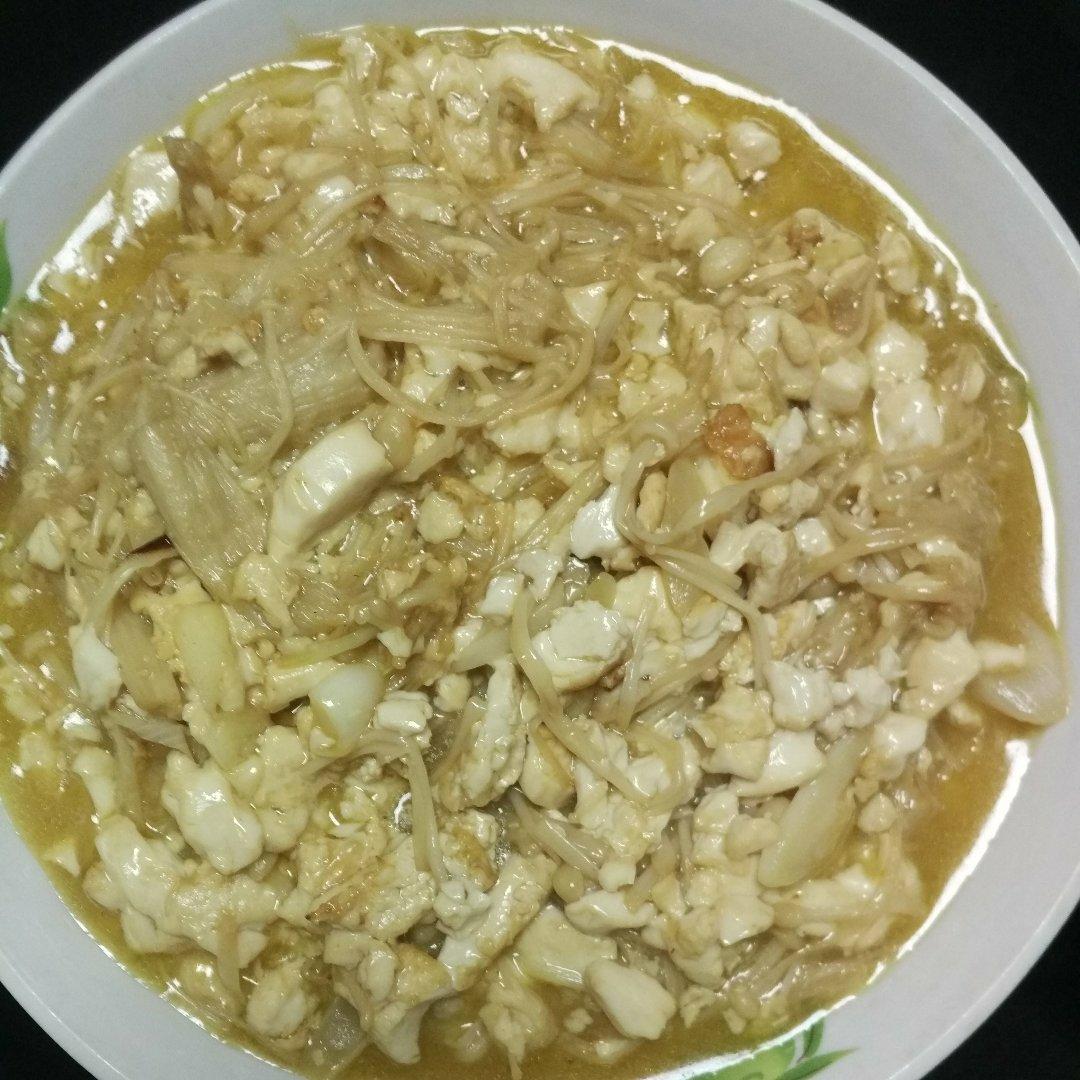超级下饭菜--金针菇日本豆腐
