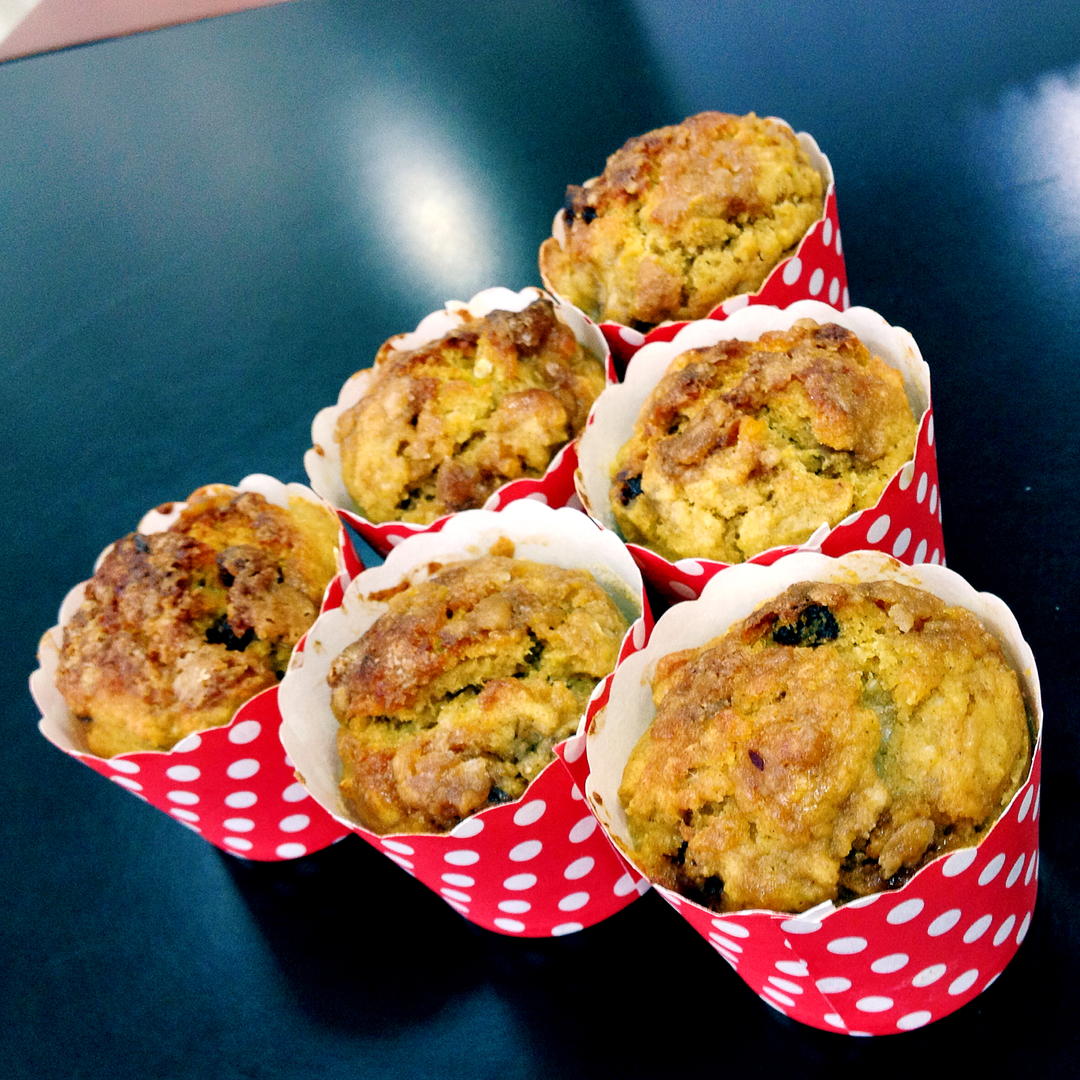 蔓越莓香橙玉米快手面包丨健康·烘焙