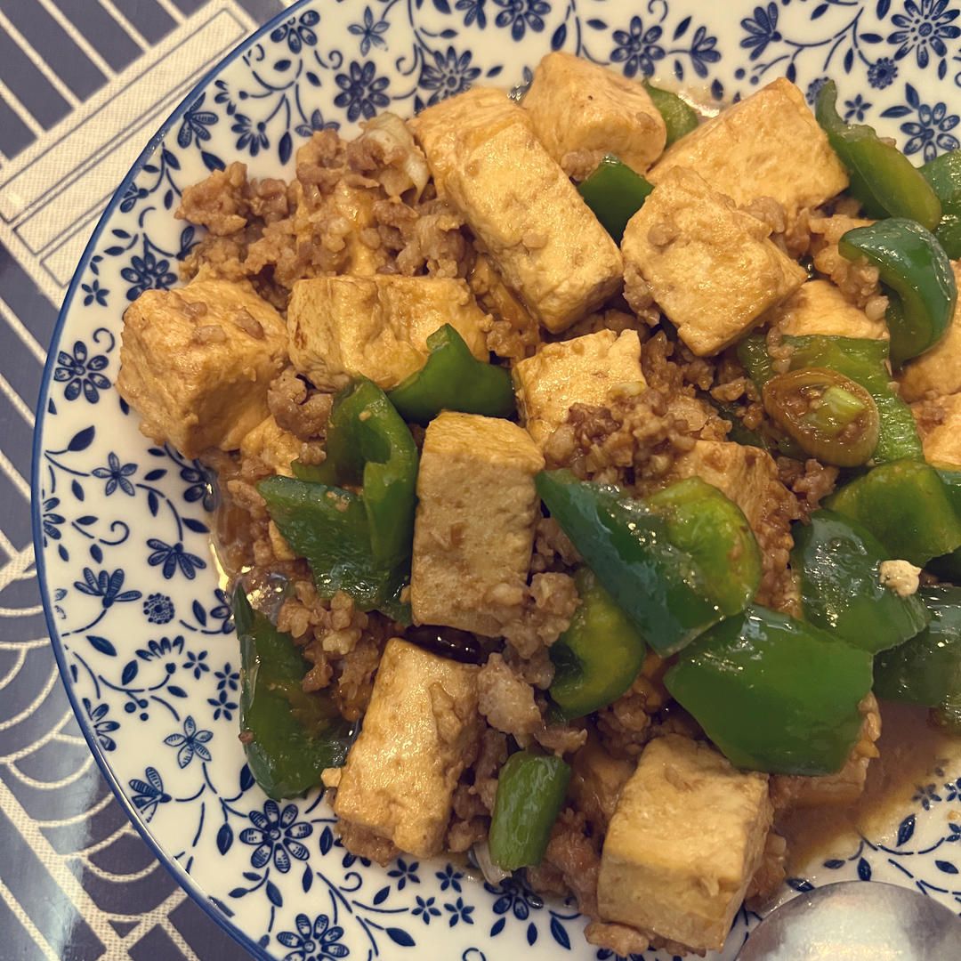 肉末烧豆腐