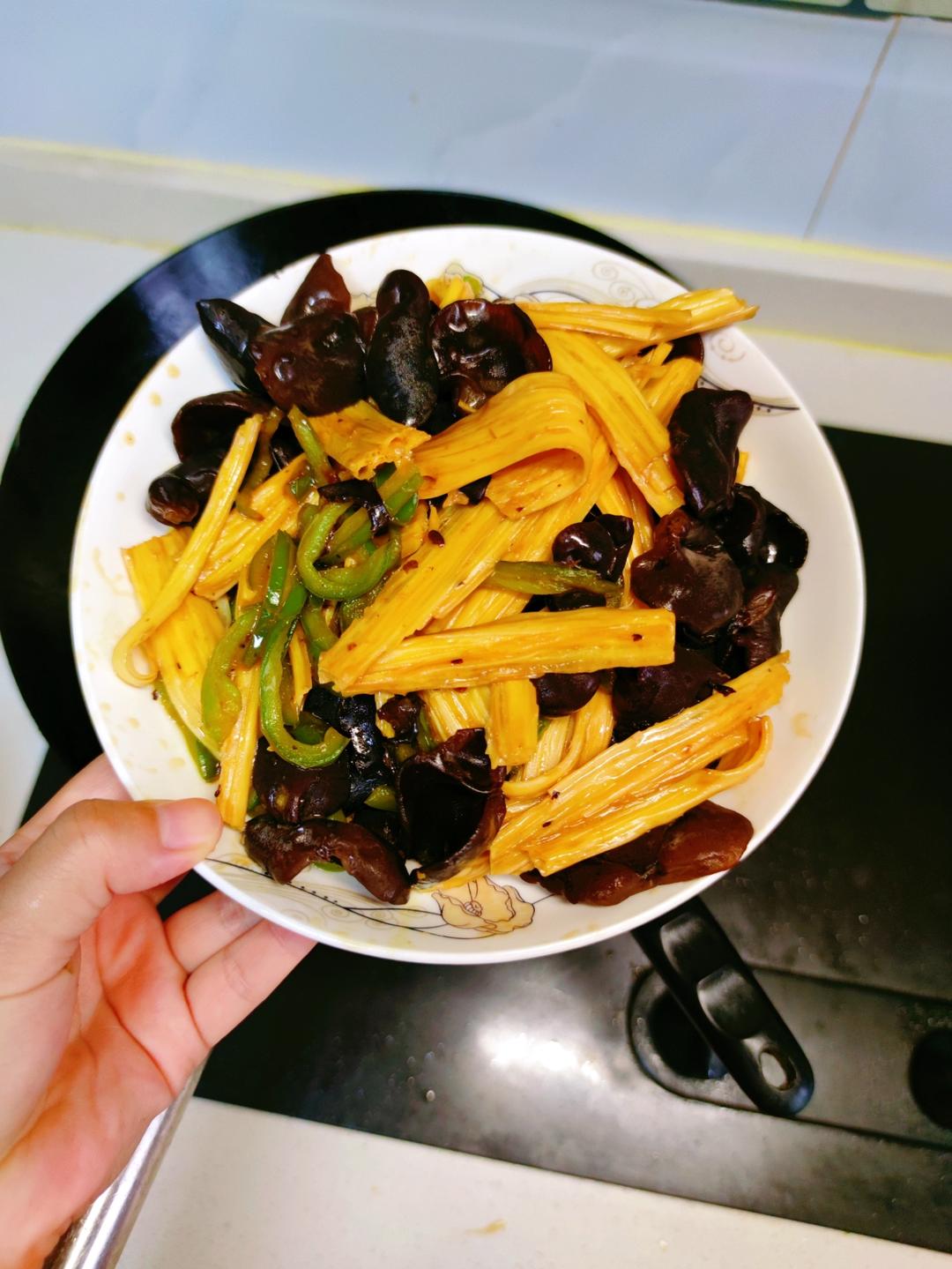 比肉还好吃的烧腐竹