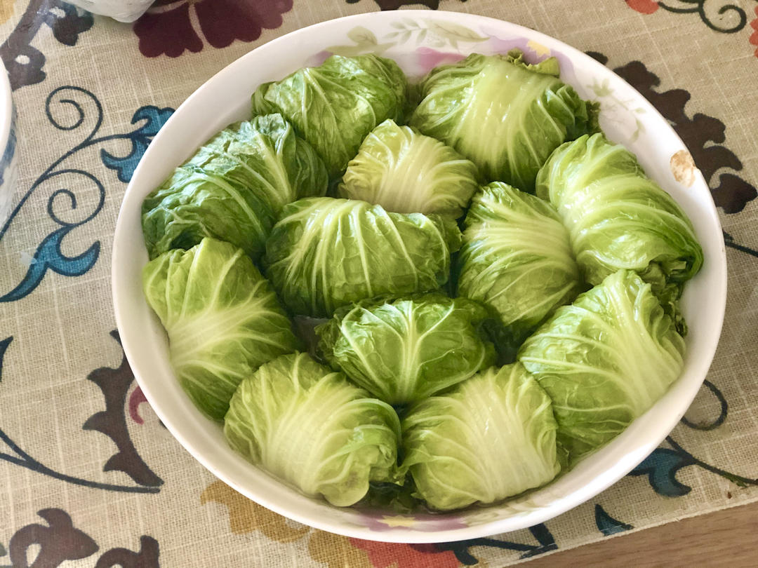 低卡豆腐鸡肉高丽菜卷