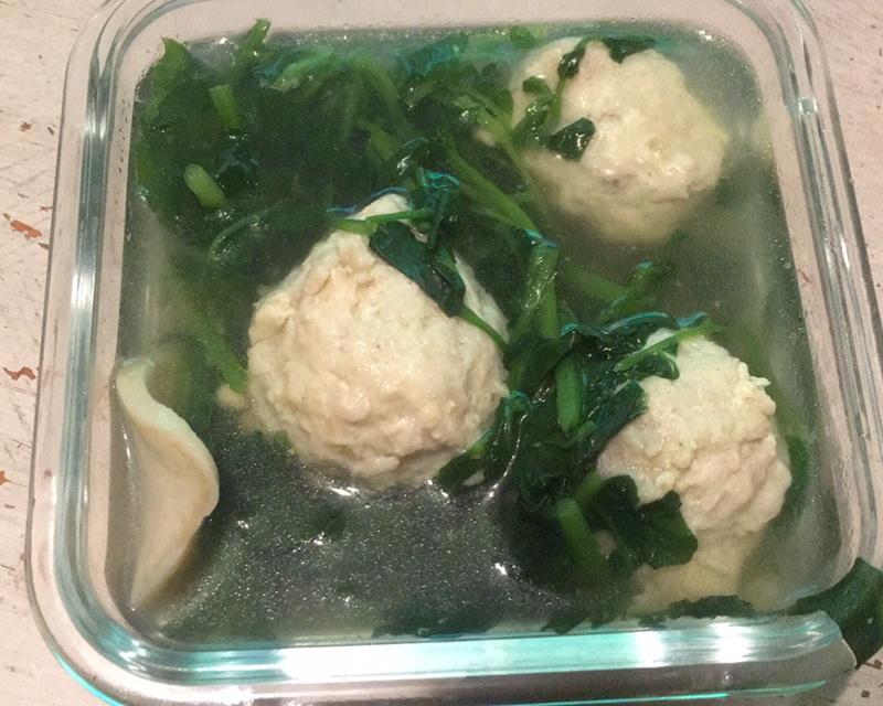 #蔬菜汤的100种吃法#西洋菜鸡肉丸子汤，清淡减脂