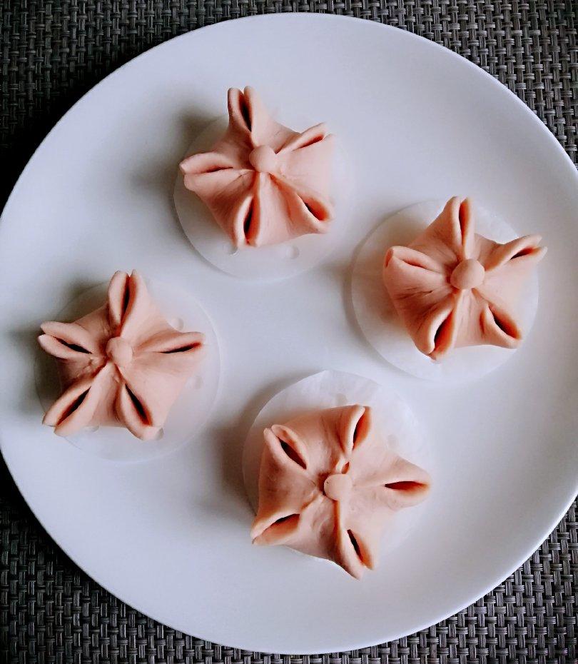 樱花豆沙包