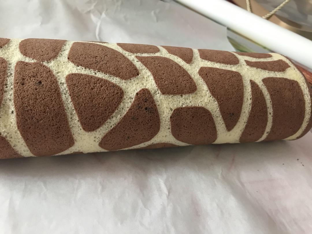 超萌长颈鹿蛋糕卷