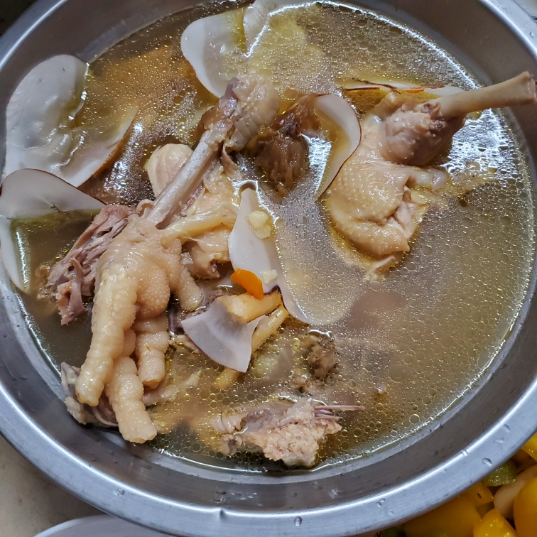 海底椰煲鸡汤