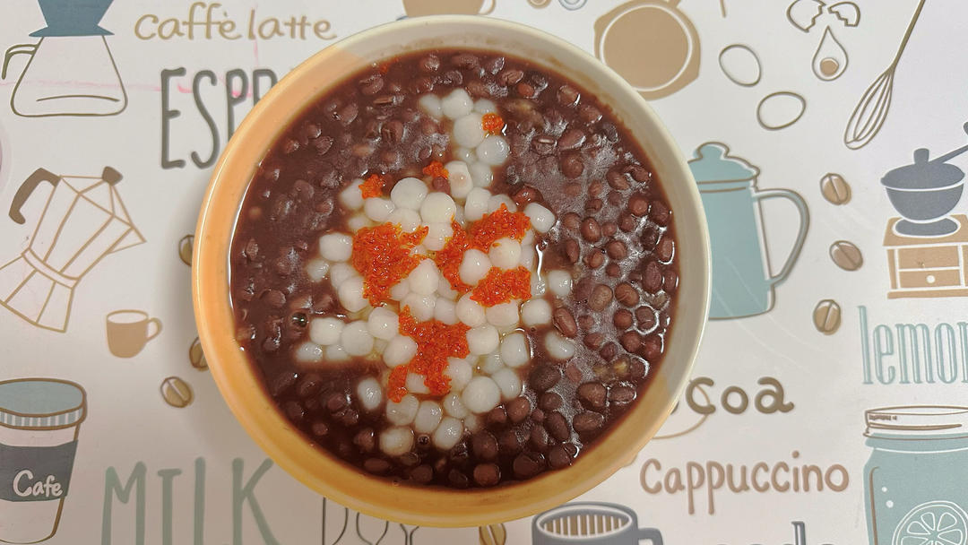 秋日暖胃甜品 | 红豆桂花小丸子🍡