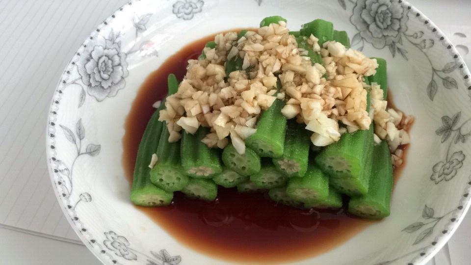 蒜蓉秋葵