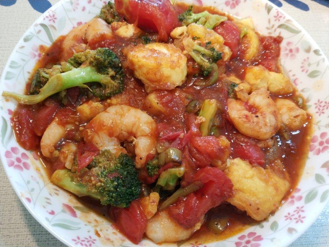虾仁玉子豆腐煲