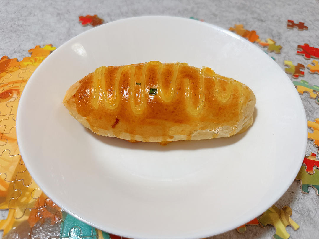 香葱火腿肉松面包