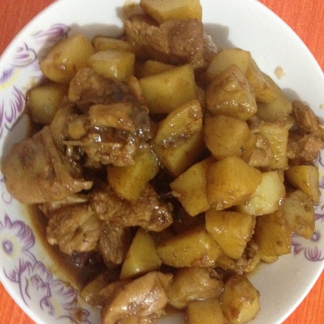 土豆炖鸡翅（快手零失败）