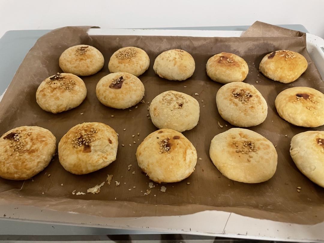 玫瑰鲜花饼，快手烫面法免出膜版，超级香酥！