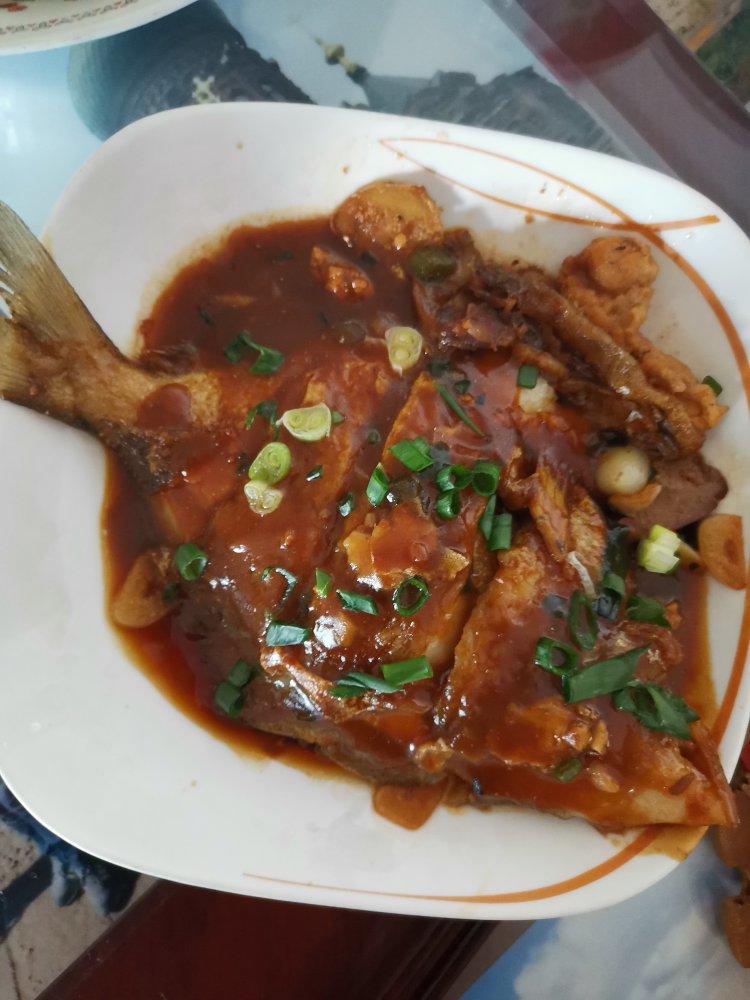 家常红烧鲳鱼