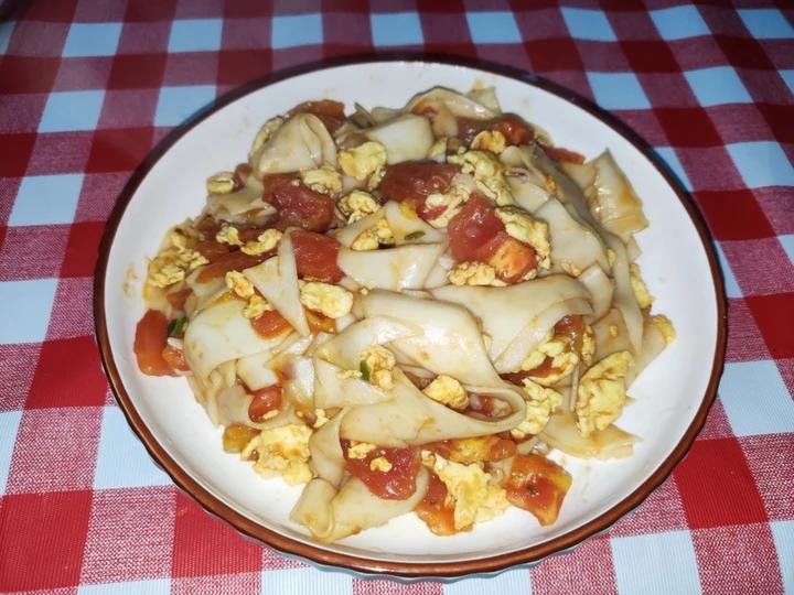 西红柿炒刀削面片