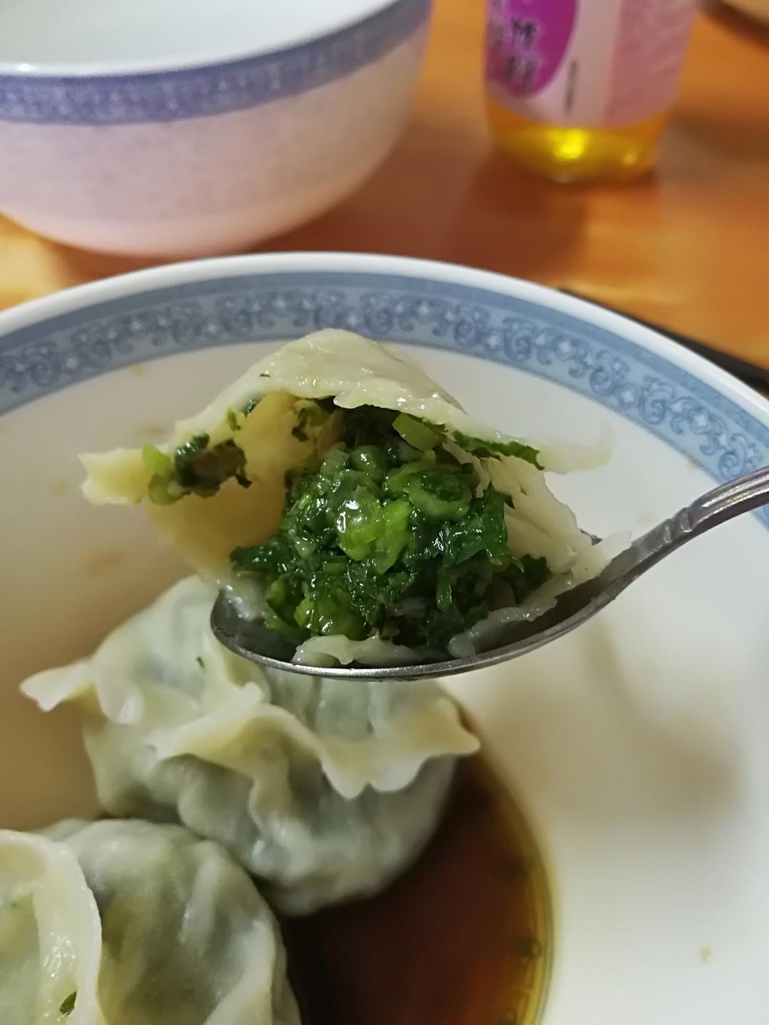 茼蒿鲜肉水饺