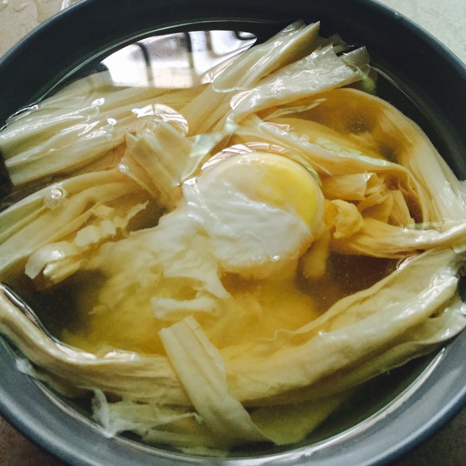 liuliunxlr做的腐竹鸡蛋糖水