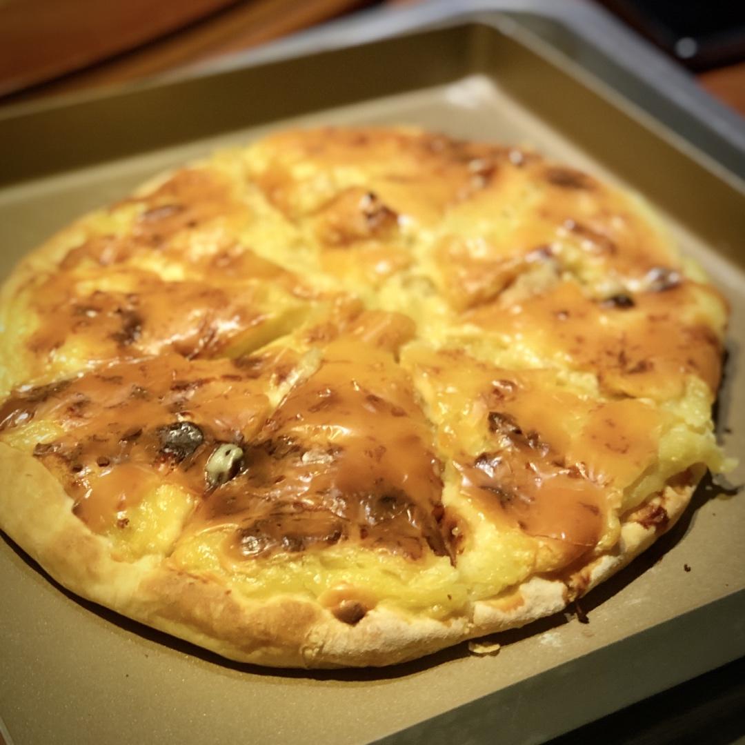 榴莲披萨及饼底制作