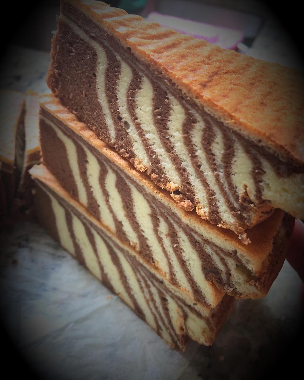 斑马纹戚风蛋糕