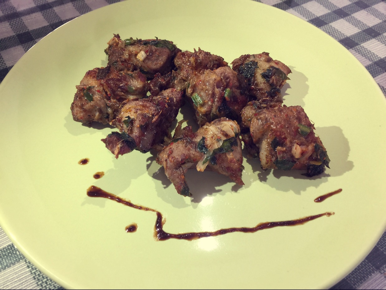 外酥里嫩好吃到尖叫【蒜香孜然烤羊腿】