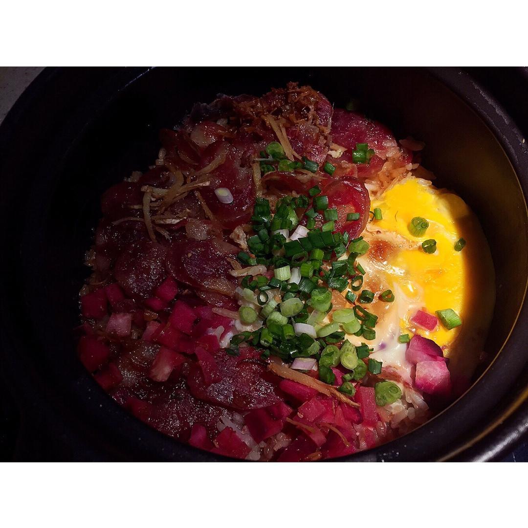 香肠煲仔饭