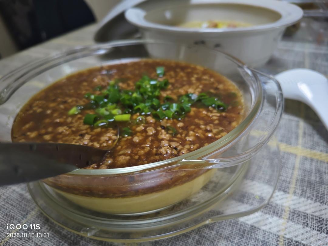全家都爱吃的肉沫豆腐蛋羹