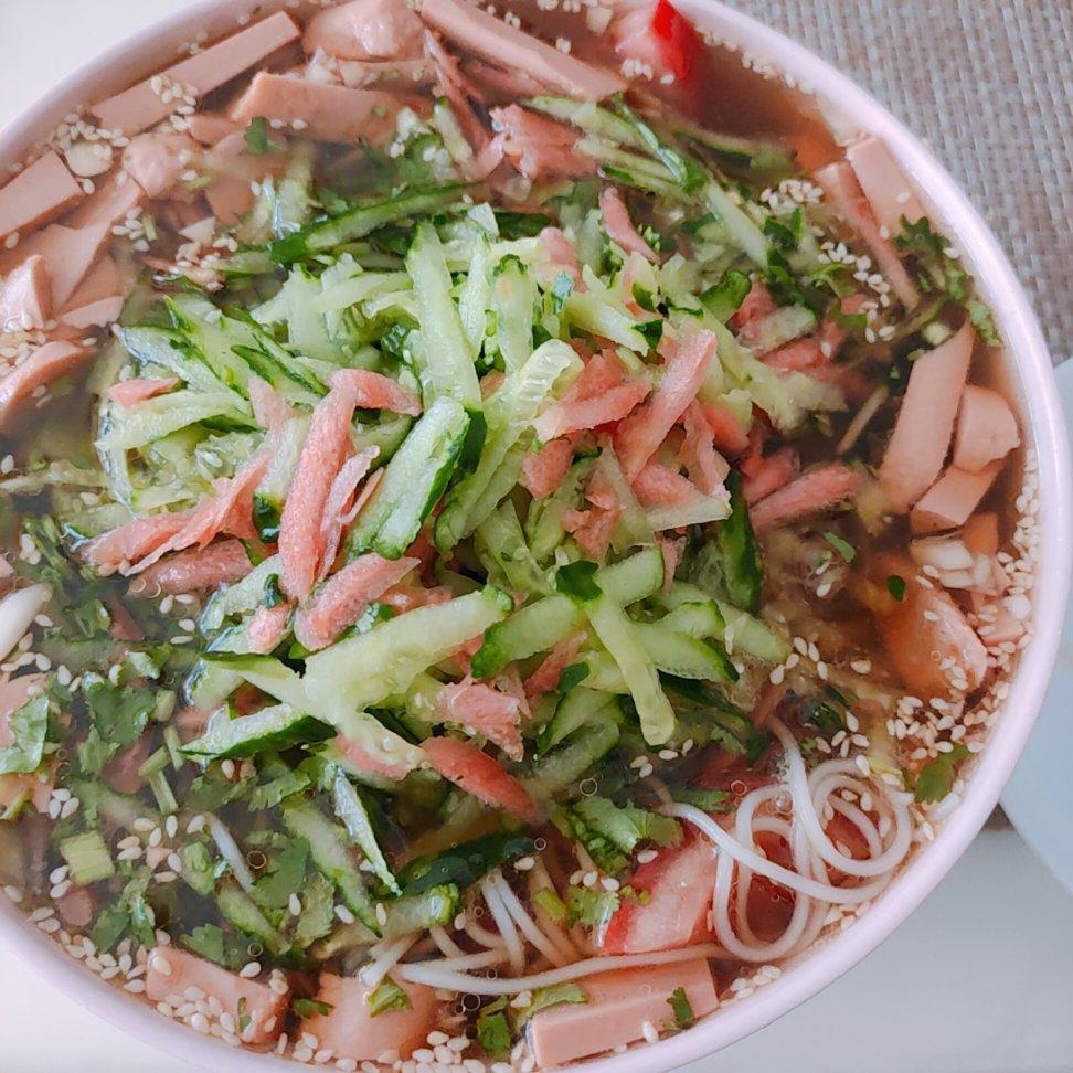 冷面味的凉面（这样做的凉面真的很好吃）