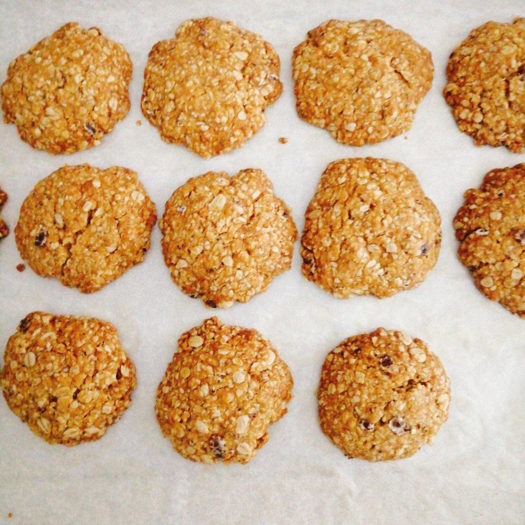 植物油版红糖燕麦饼干（超快手）