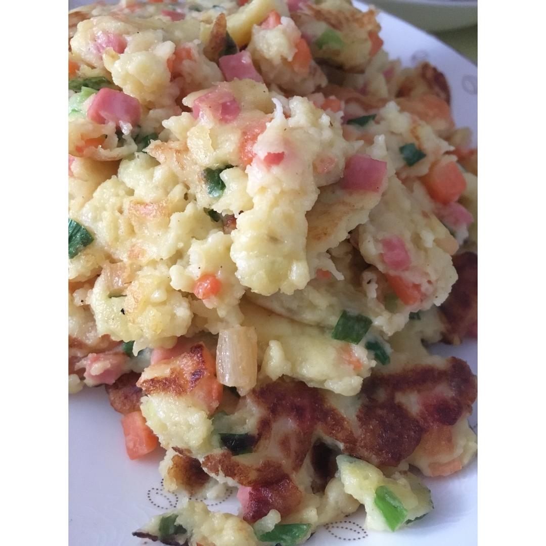土豆火腿早餐饼