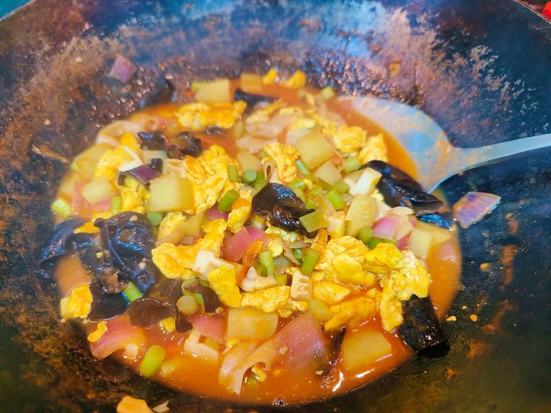 西红柿鸡蛋打卤面